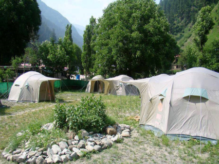 Sharda Tent village