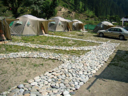 Sharda Tent village